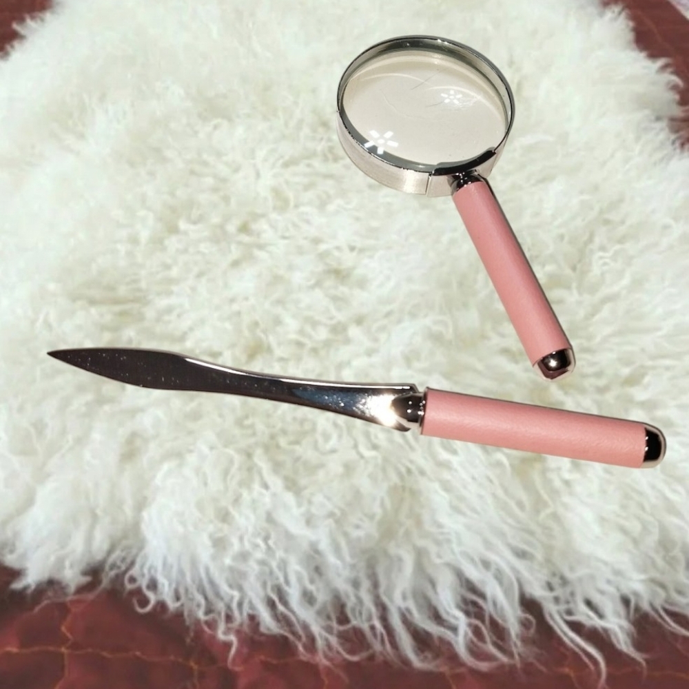 Levenger Magnifying Glass and Letter Opener Set